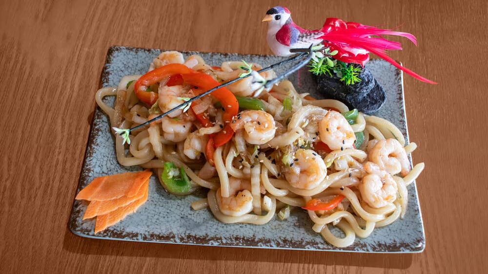 Shrimp Yaki Udon